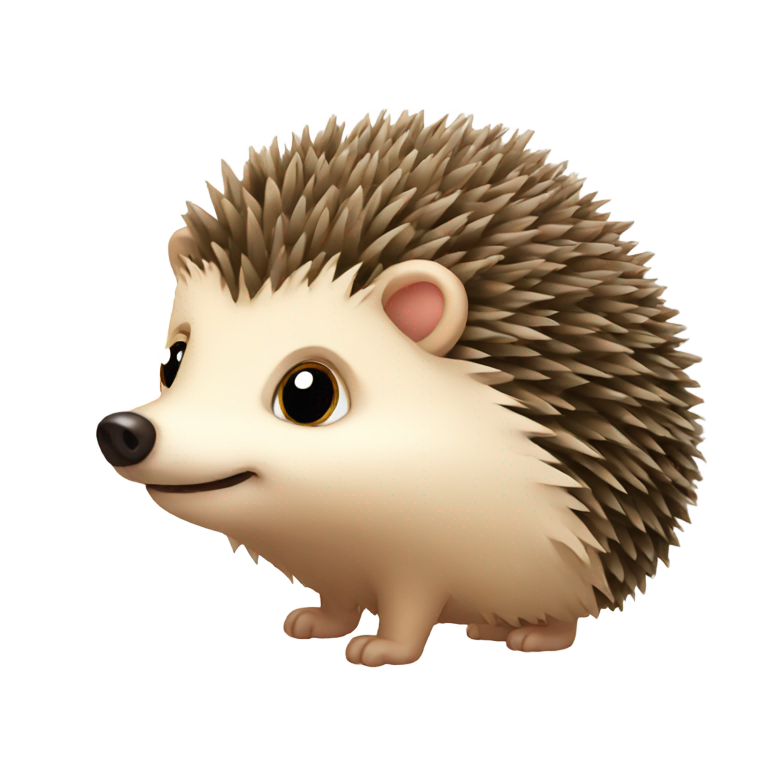 絵文字：ハリネズミ