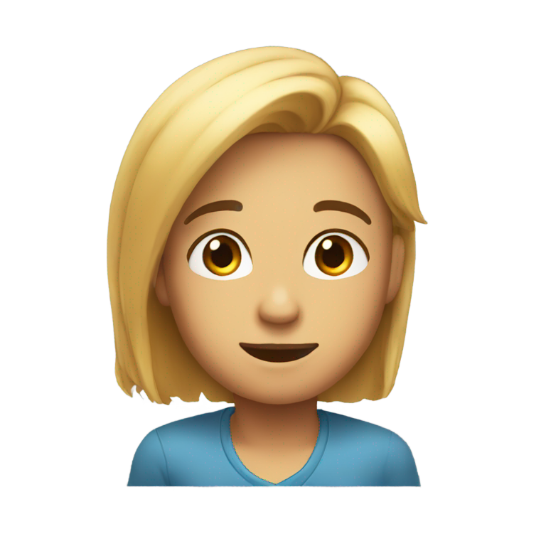 genmoji: Looking away while blushing