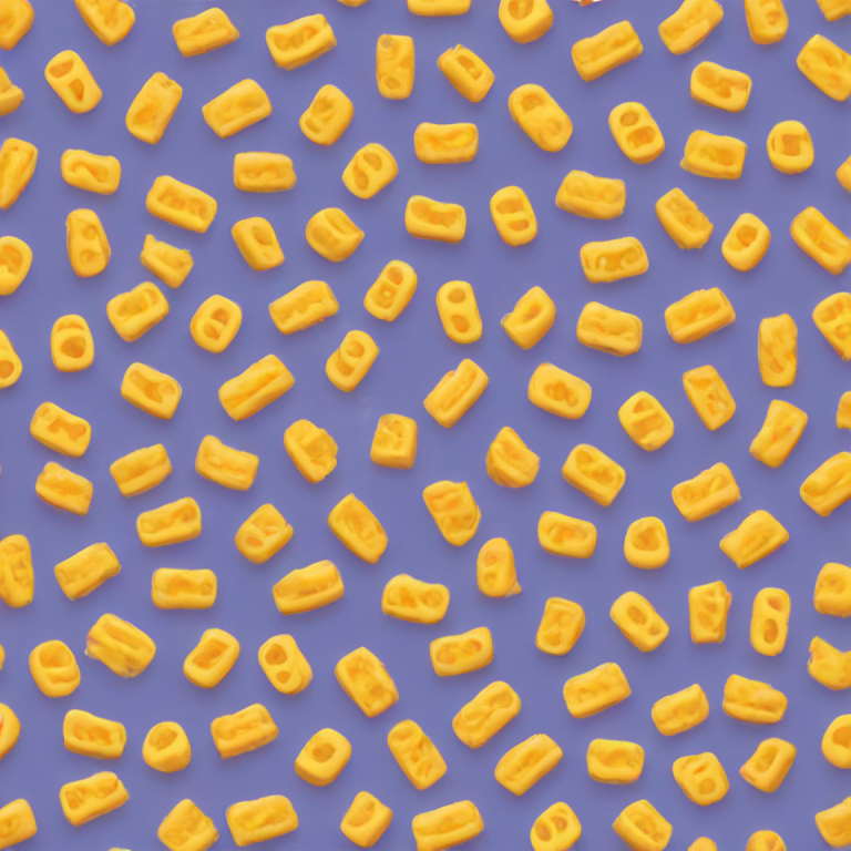 genmoji: macaroni and cheese