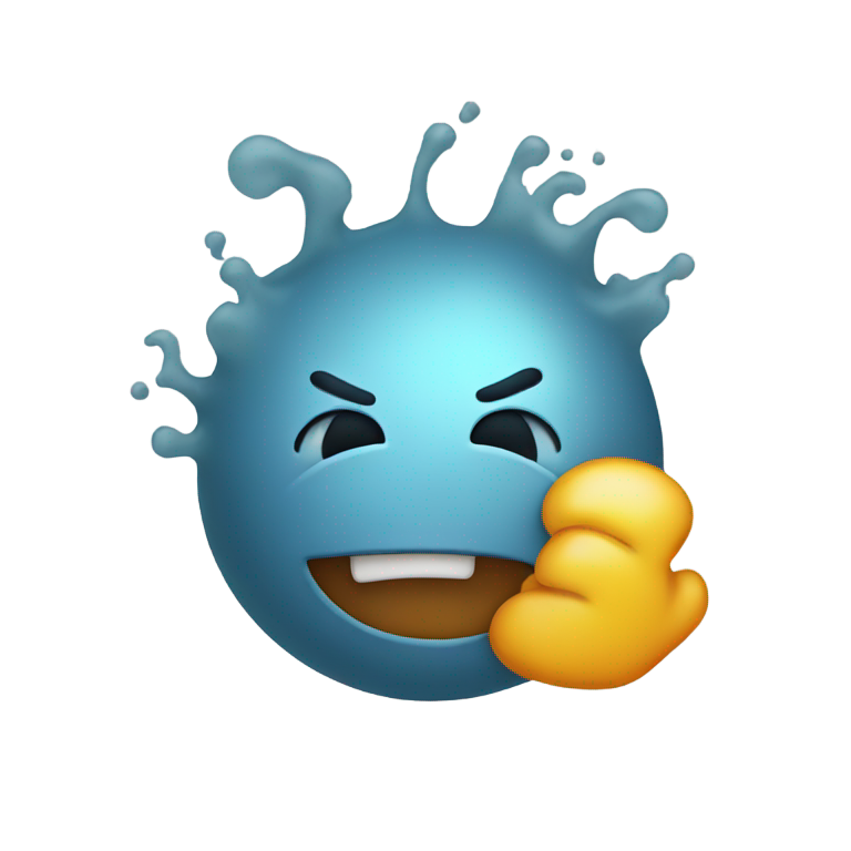 genmoji: A stinky emoji with stink lines