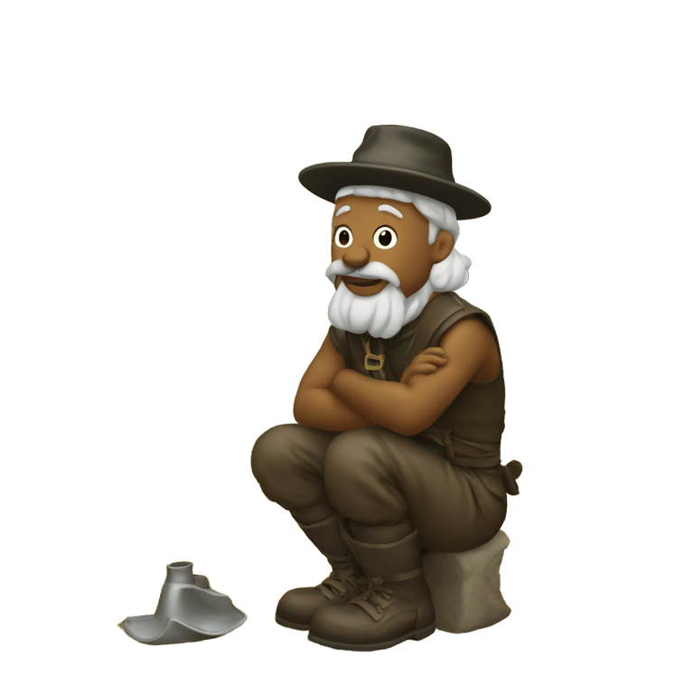 genmoji：朝圣者在公园便便