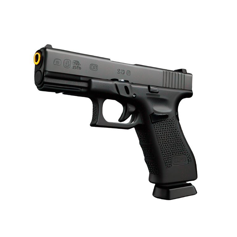 genmoji : Glock 23 avec cent munitions