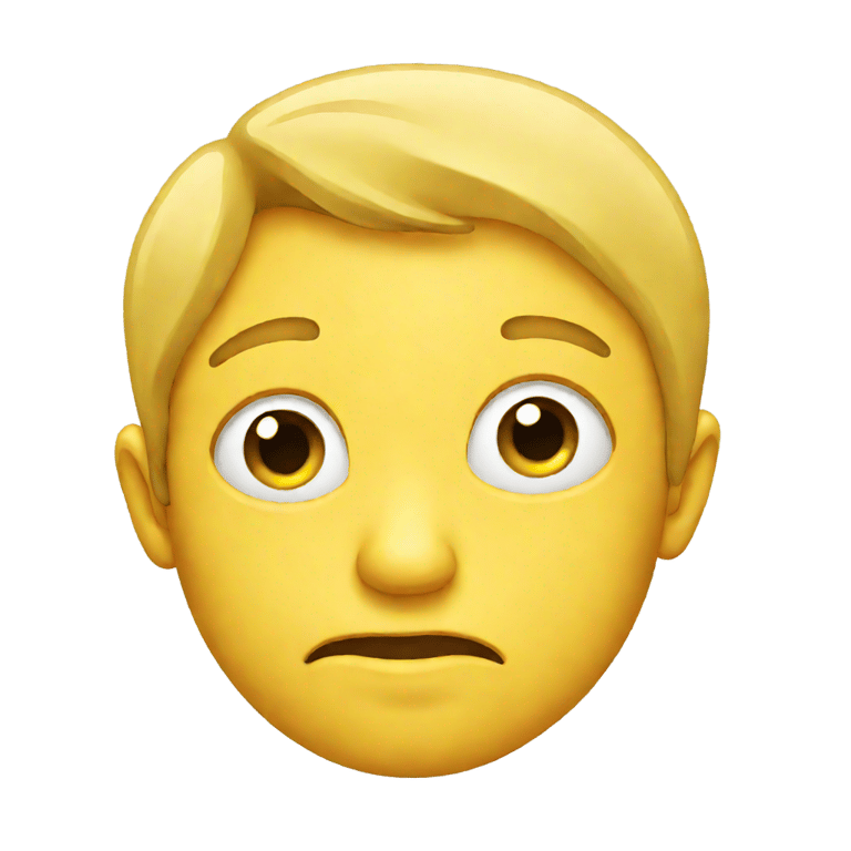genmoji : Visage déformé