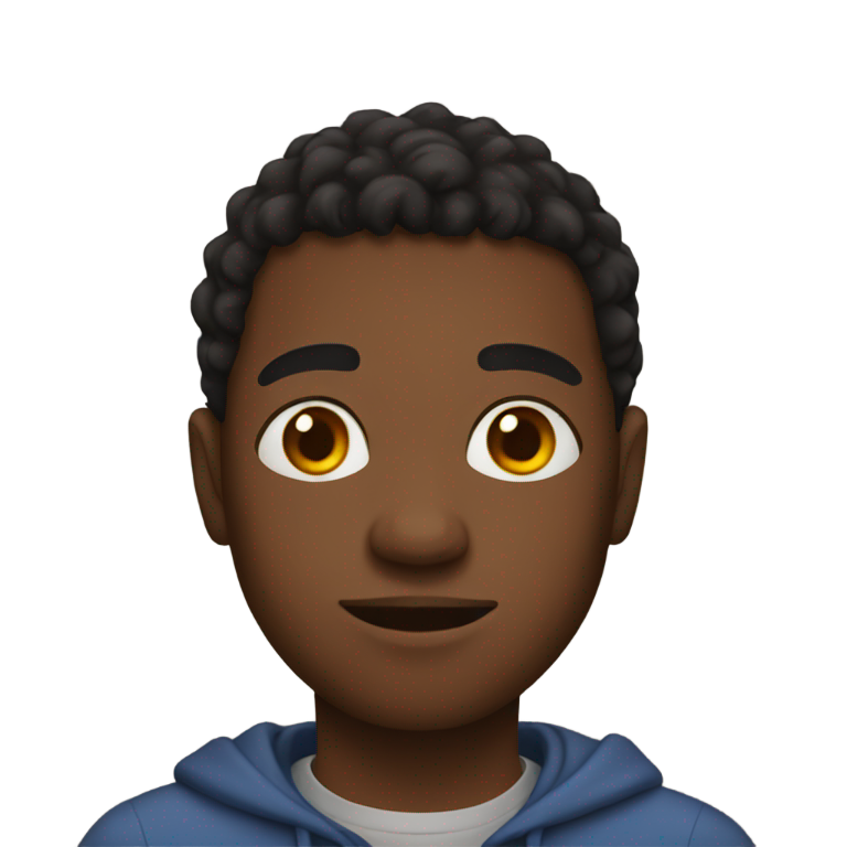 genmoji : mec noir autiste