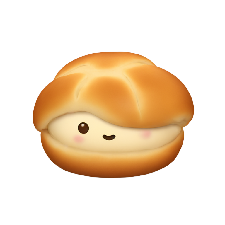 絵文字：baked stuffed bun