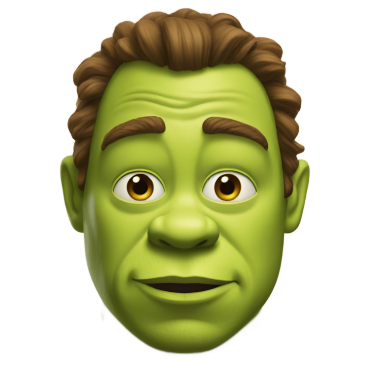 genmoji：制作一个带有巨大胸部和阴蒂的史莱克表情符号