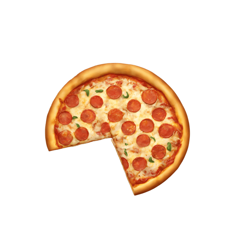 genmoji : Pizza at metro