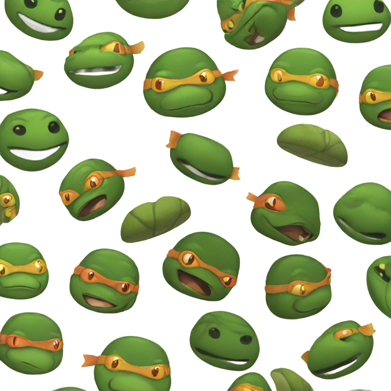絵文字：ニンジャタートル