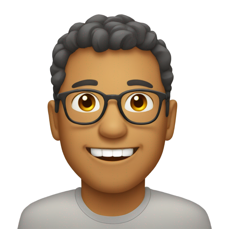genmoji: duolingo smile emoji
