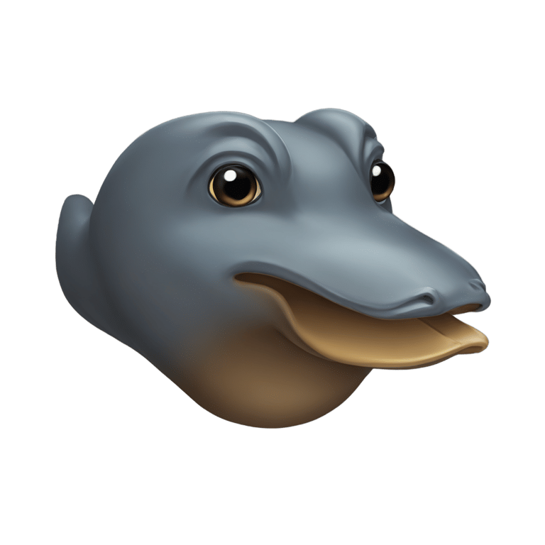 絵文字：duckbill platypus