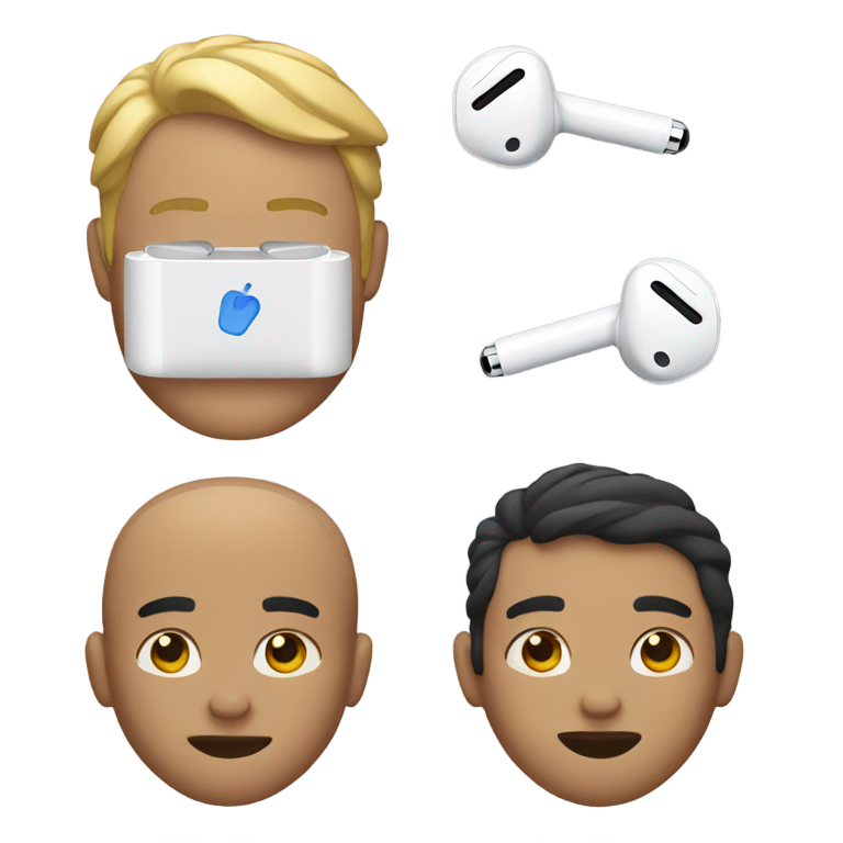 genmoji：带AirPods和静音符号的表情符号