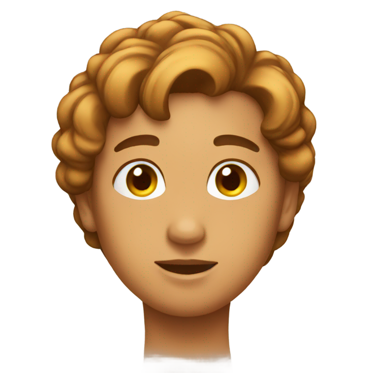 genmoji : Brown peep