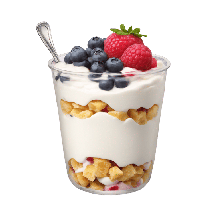 絵文字：Yogurt parfait