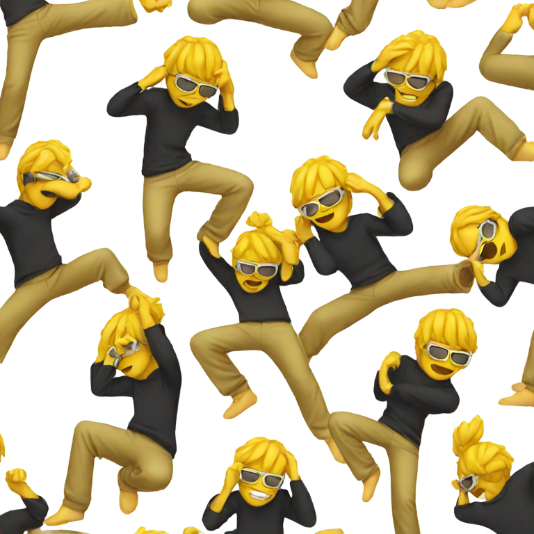 genmoji : Personne en train de dabber