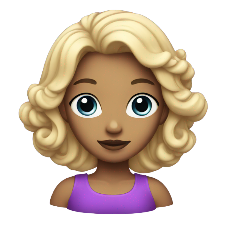genmoji : Vénus mais en violet
