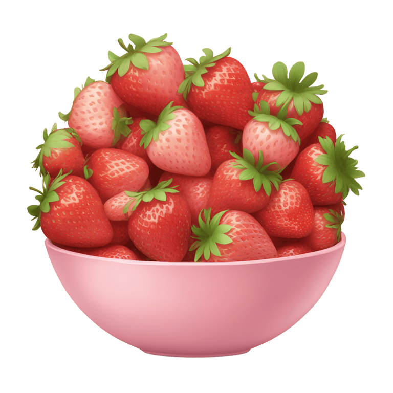 genmoji：大朵粉红色鲜 strawberries