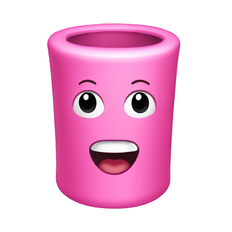 絵文字：ピンクのチューブ