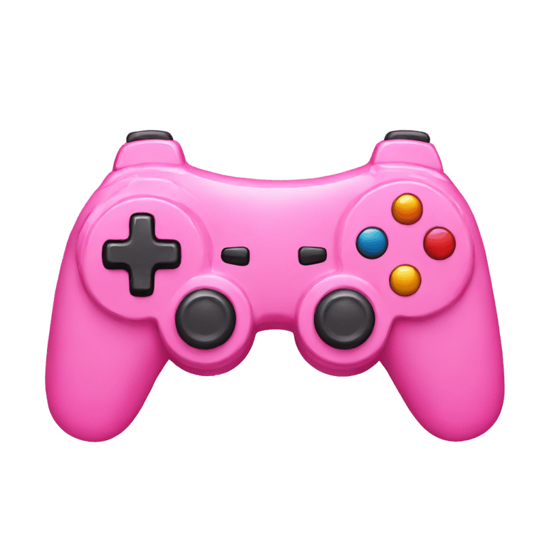 genmoji : pink gamepad