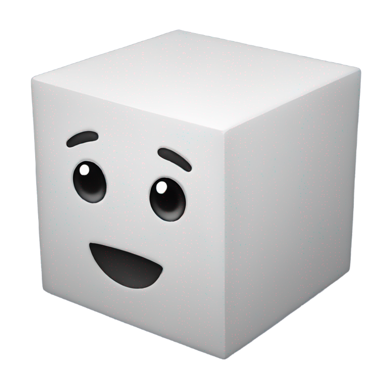 genmoji：立方体