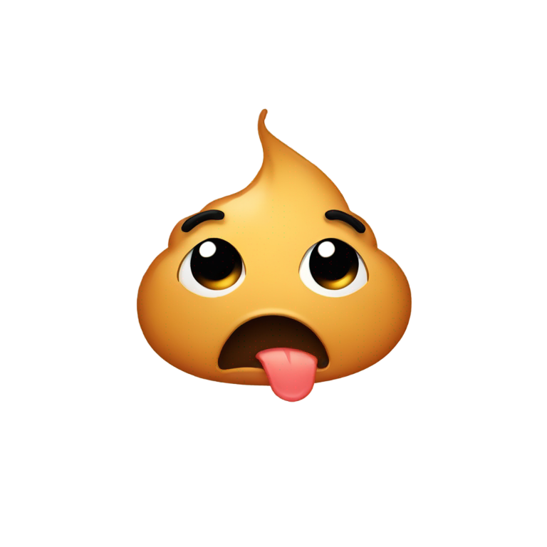 genmoji: Crying poop emoji 💩