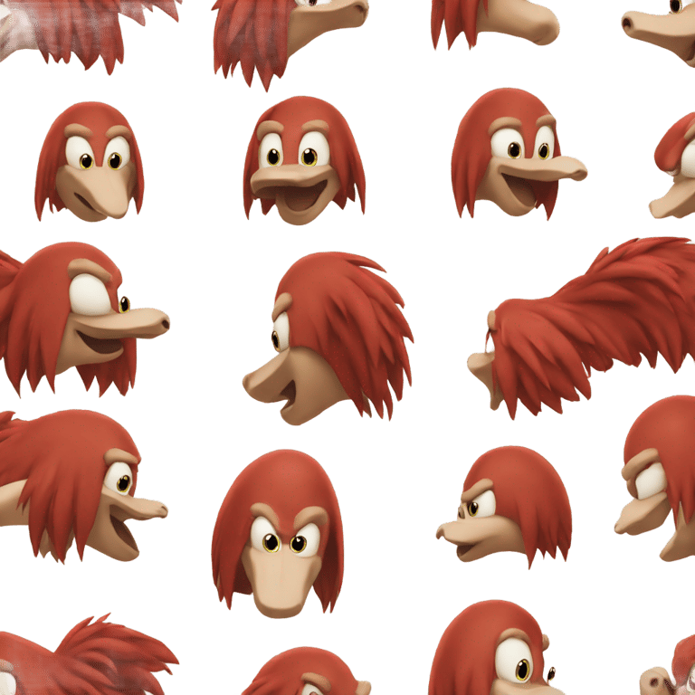genmoji : Poings de l'échidné du film