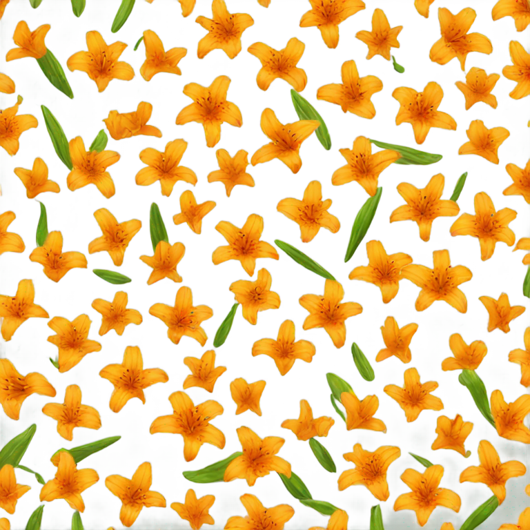 genmoji：Yellow and orange lily