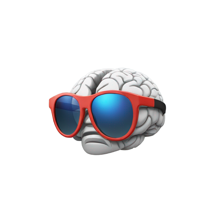 genmoji : Créez un cerveau avec des lunettes de soleil super cool