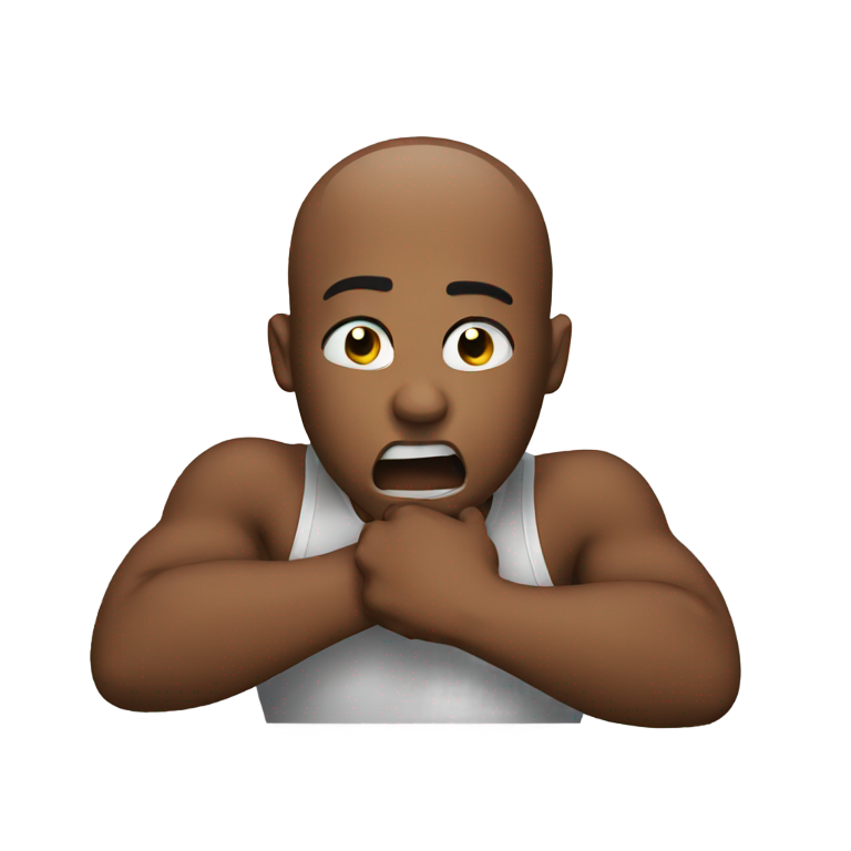 genmoji : choking itself