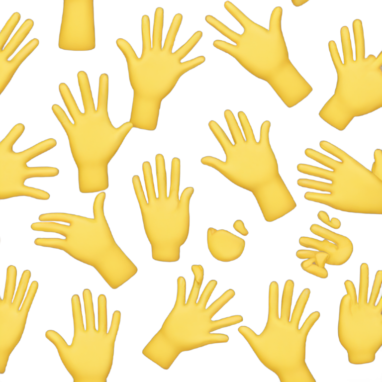 genmoji : Mains autour du cou, ça devient jaune