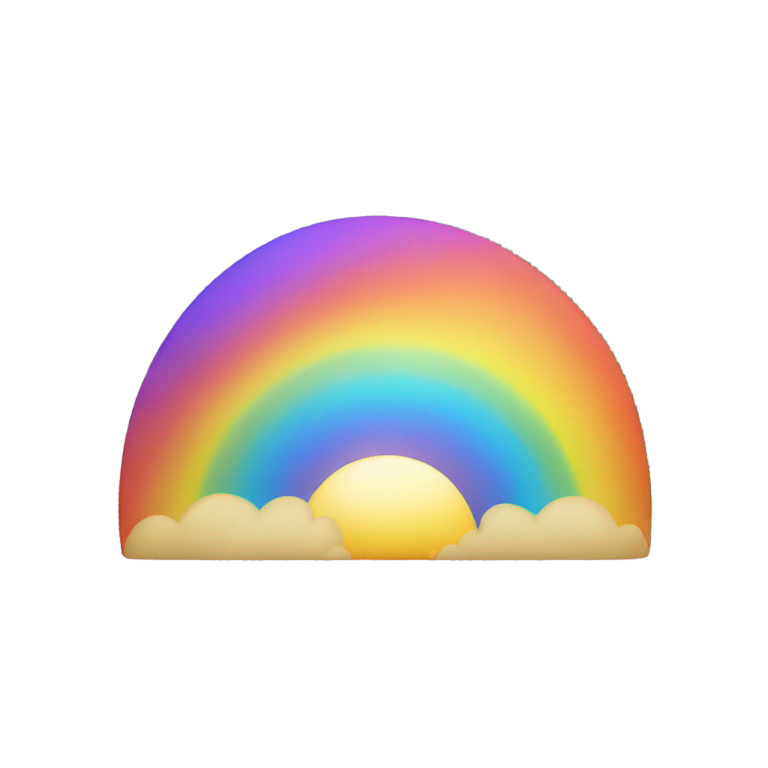 genmoji: Rainbow Sun
