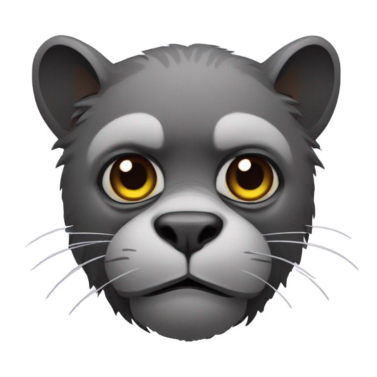genmoji：一只名叫Smokey的大猩猩猫