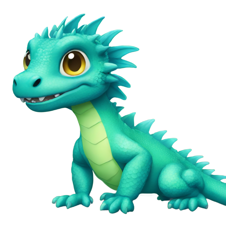 genmoji: Water dragon