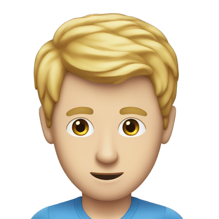 genmoji：肯·詹宁斯穿着他的蓝色内裤