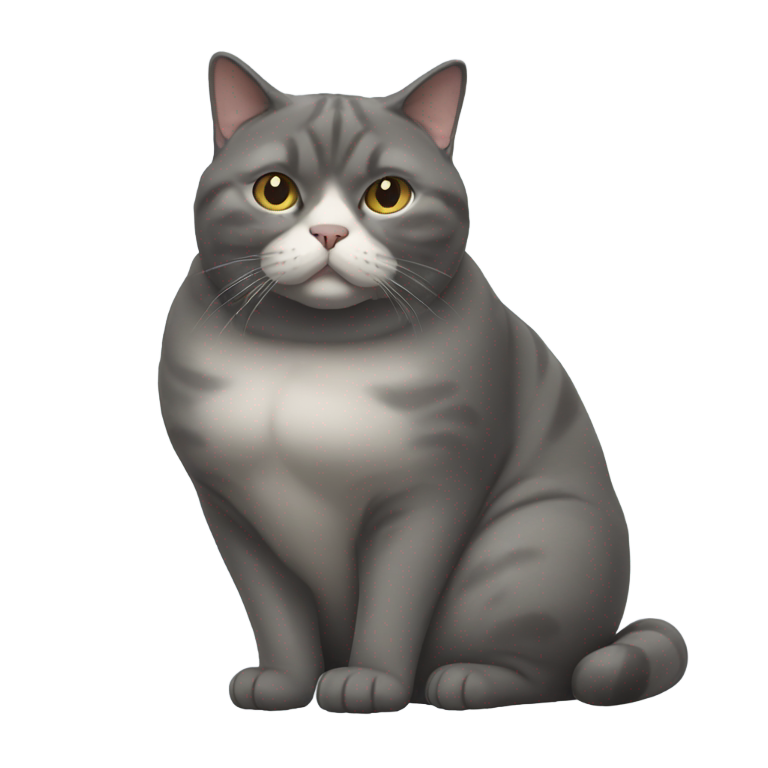 genmoji：最肥胖的猫咪，名叫Smokey