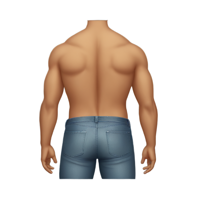 genmoji : Très beau fessier masculin
