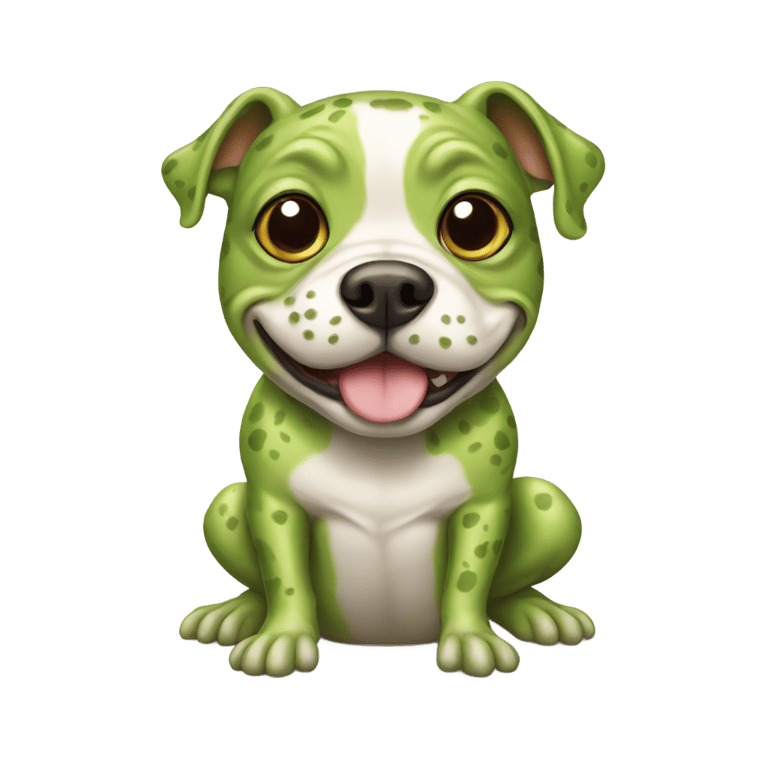 絵文字：frog dog