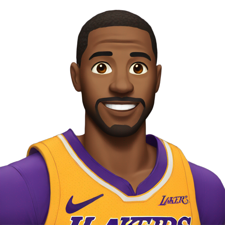 genmoji : Homme des Lakers