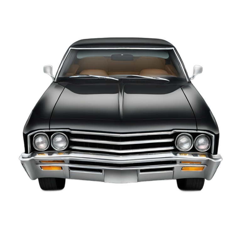 genmoji：黑色1967款Impala
