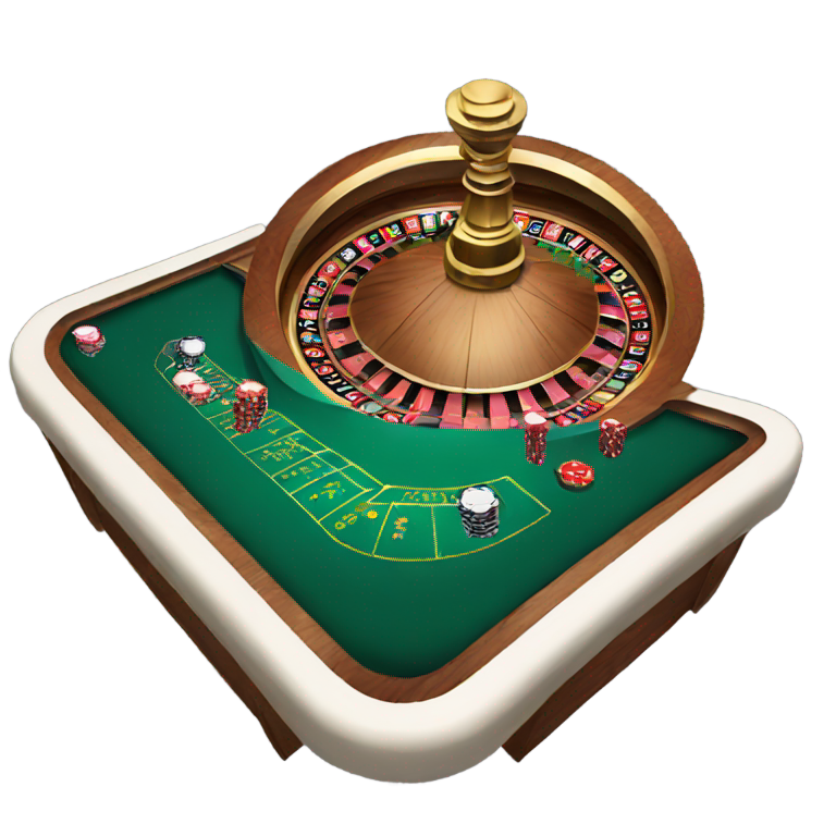 絵文字：casino table