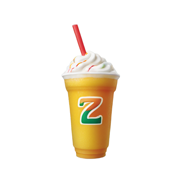 genmoji: 7 eleven slurpee