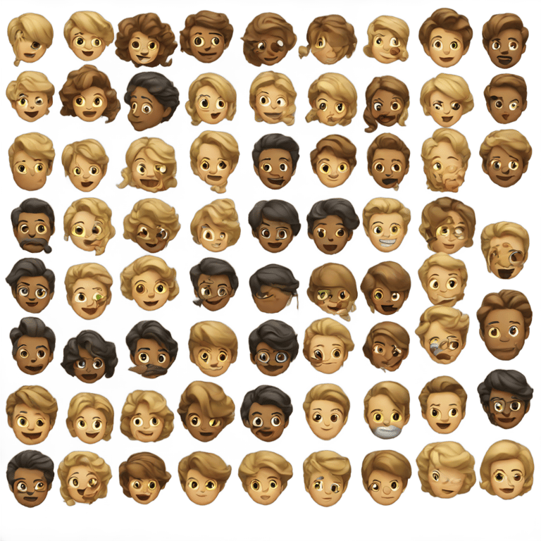 絵文字：10 emojis in one