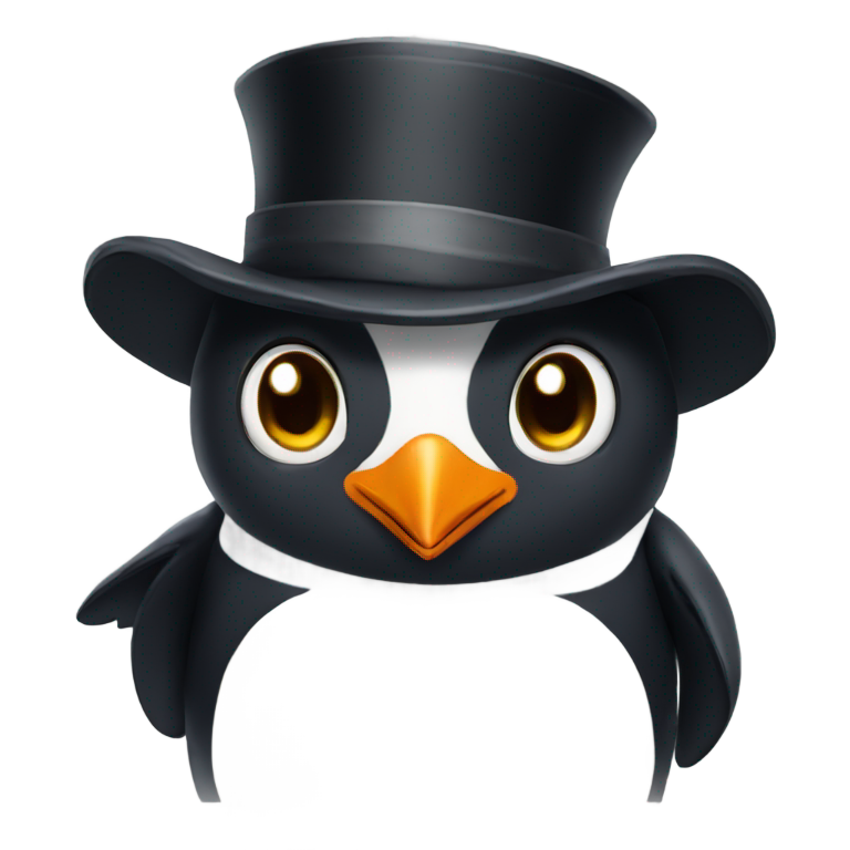 絵文字：ペンギンの魔法使い