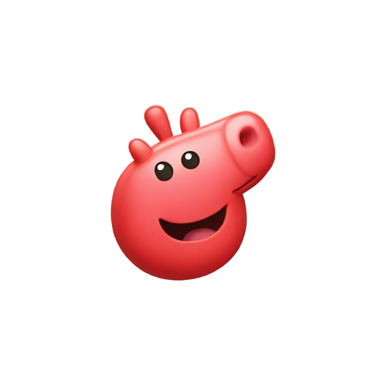 genmoji：胡椒做的佩奇猪