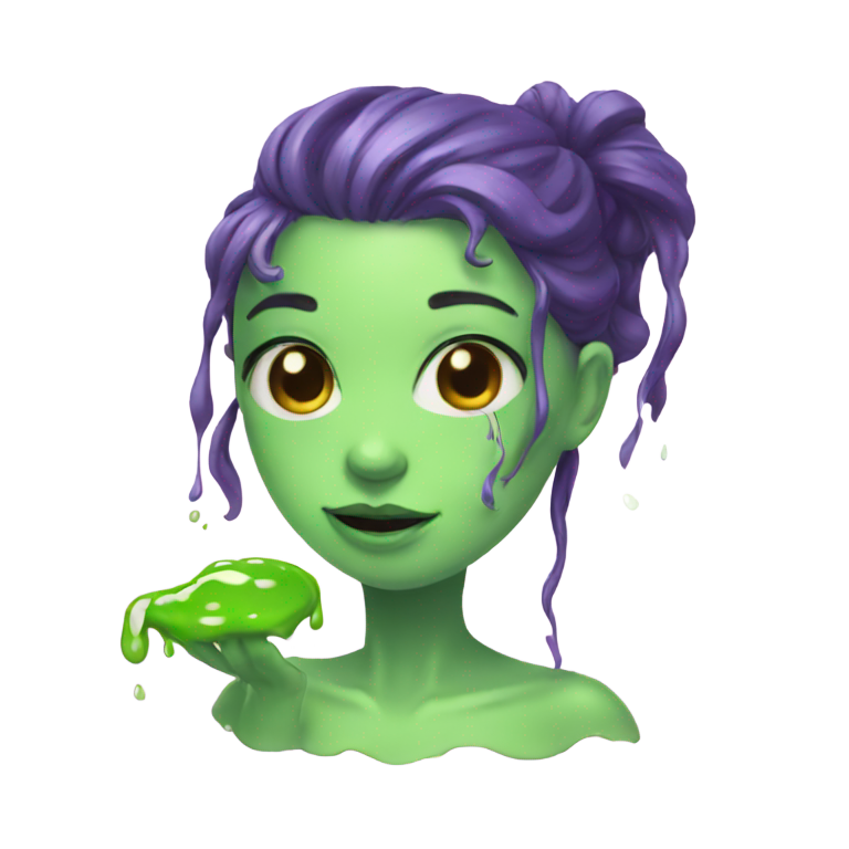 genmoji: Slime girl
