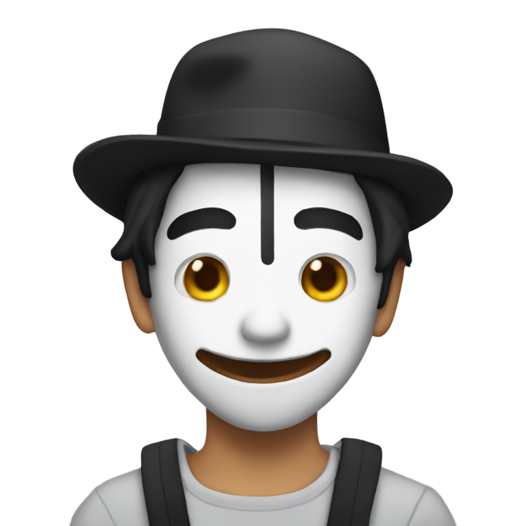 genmoji : Zach King en mime