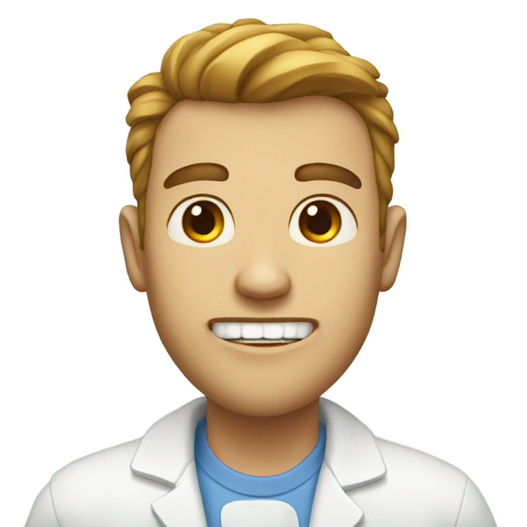 genmoji：没有智齿的男人