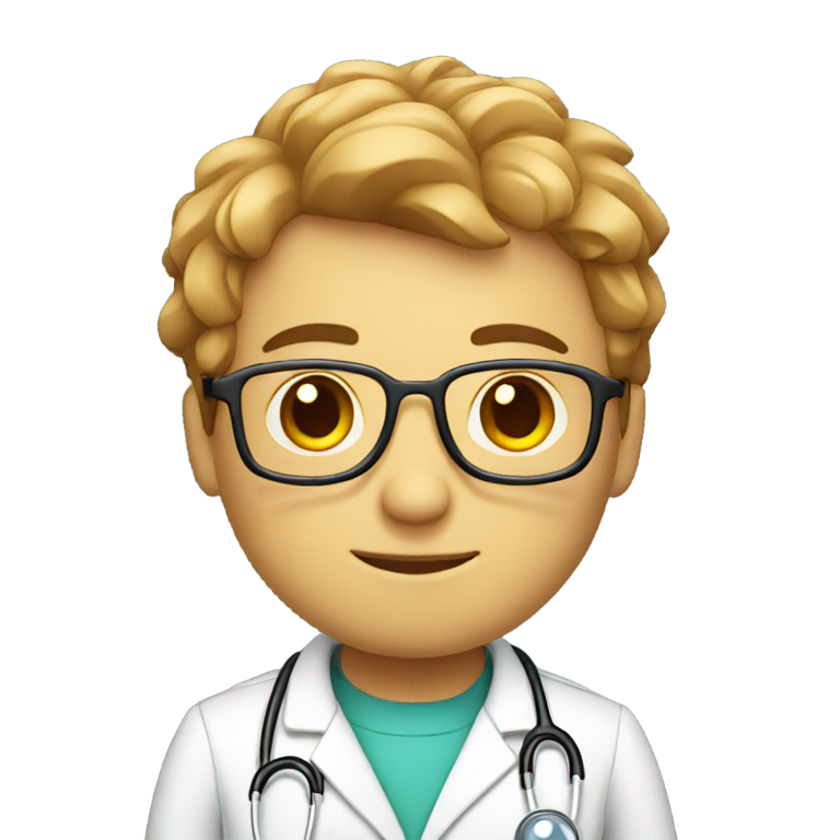 genmoji : Médecin avec des mathématiques