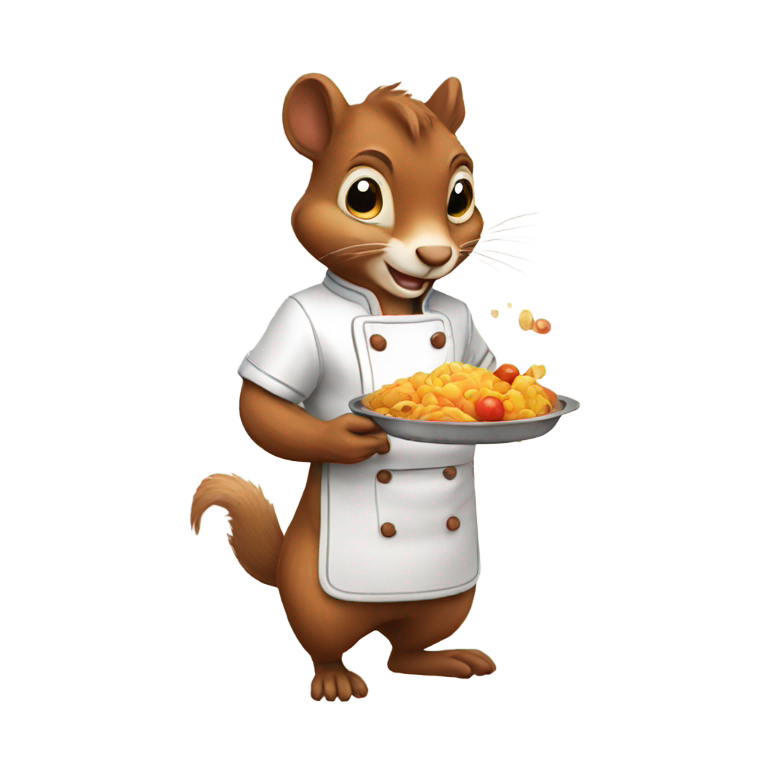 genmoji : Cuisson de l'écureuil
