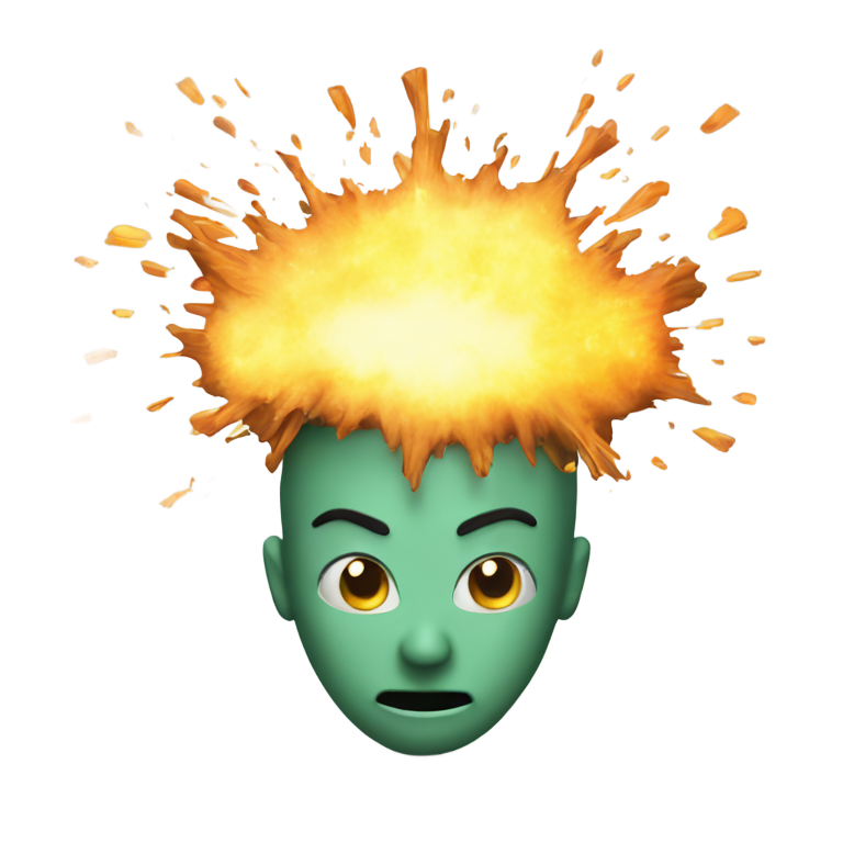 genmoji: Skill with it’s head exploding