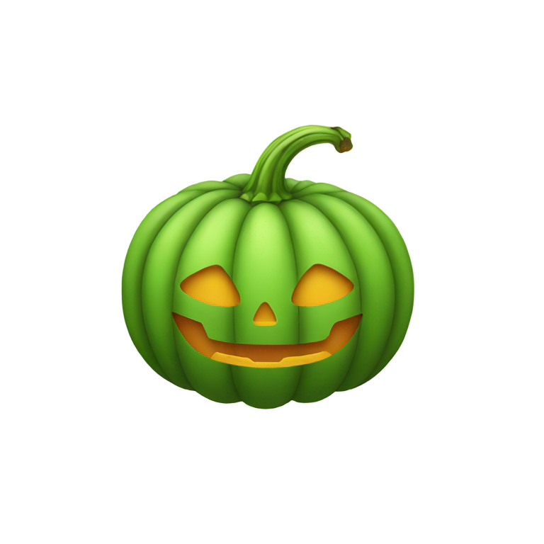 genmoji：绿色南瓜